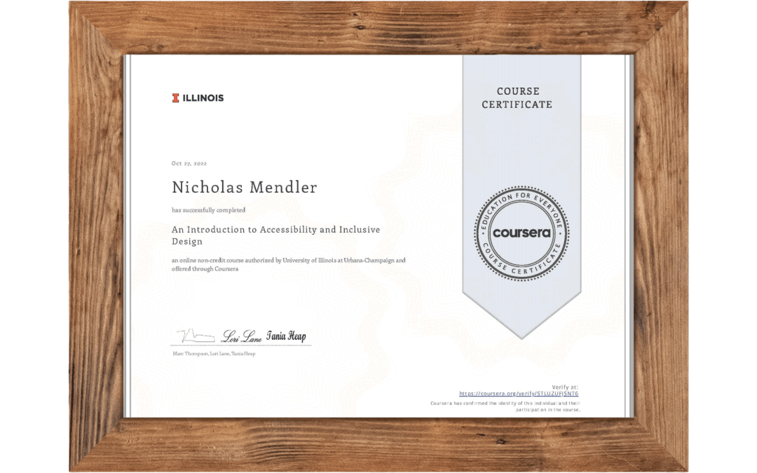 An Introduction to Accessibility and Inclusive Design