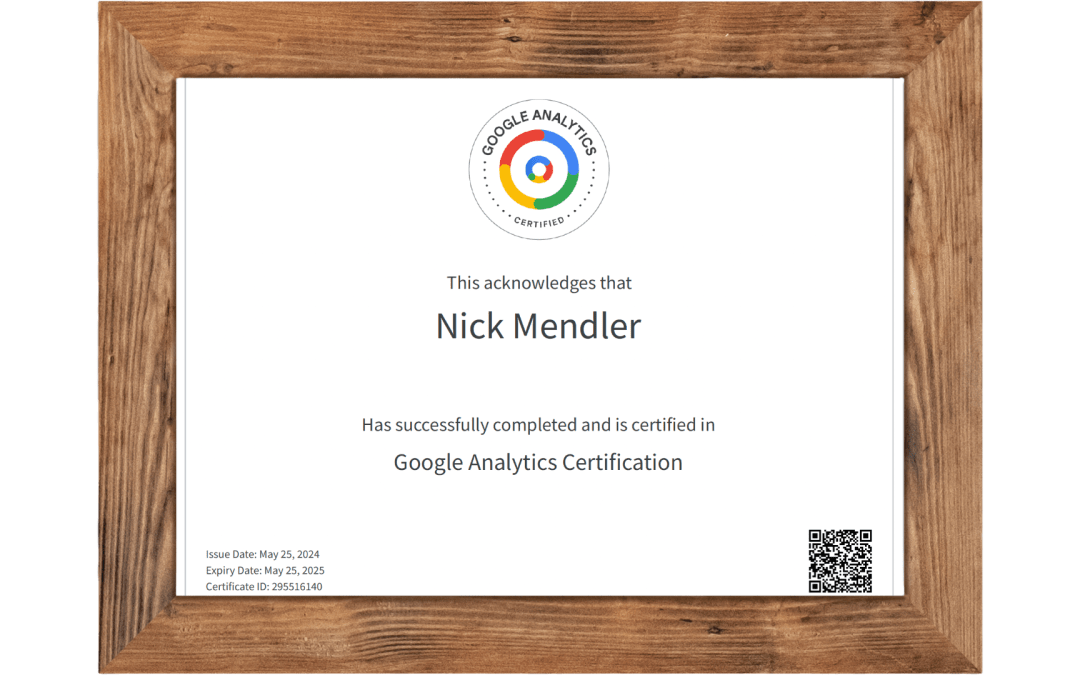 Google Analytics Certified