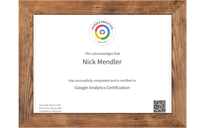 Google Analytics Certified